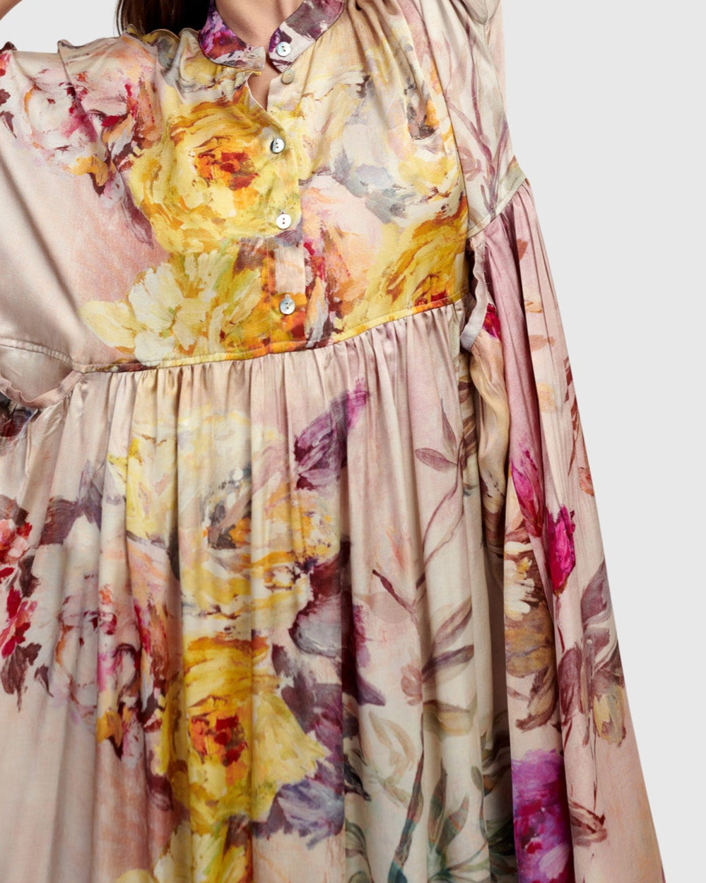 שמלה אפטר דארק מכל הלב פרחונית