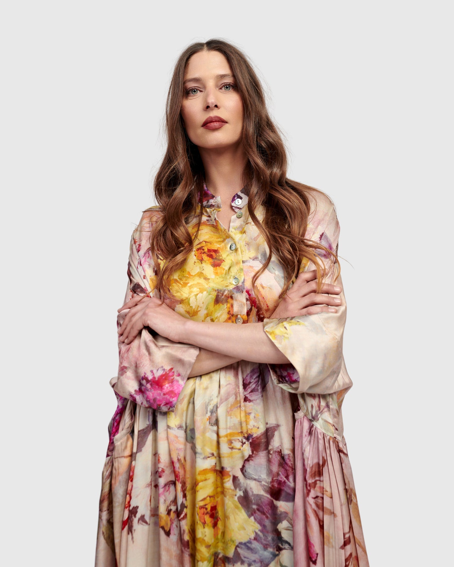 שמלה אפטר דארק מכל הלב פרחונית