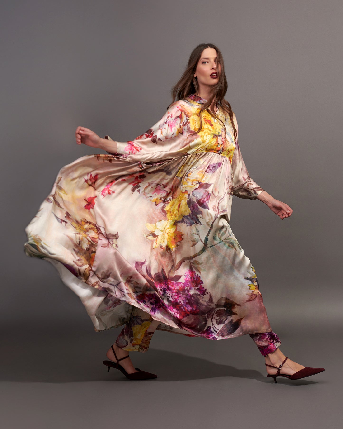 שמלה אפטר דארק מכל הלב פרחונית