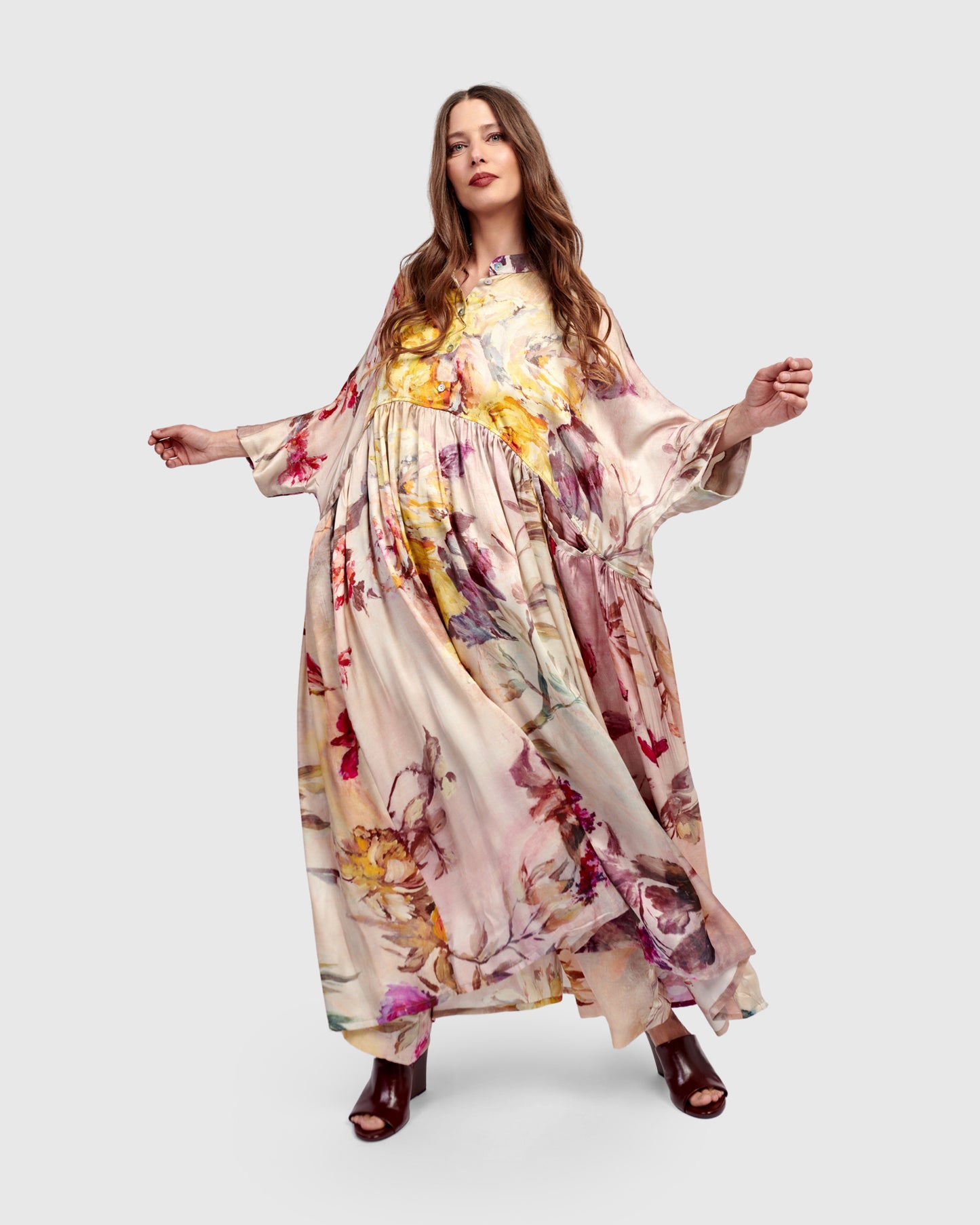 שמלה אפטר דארק מכל הלב פרחונית