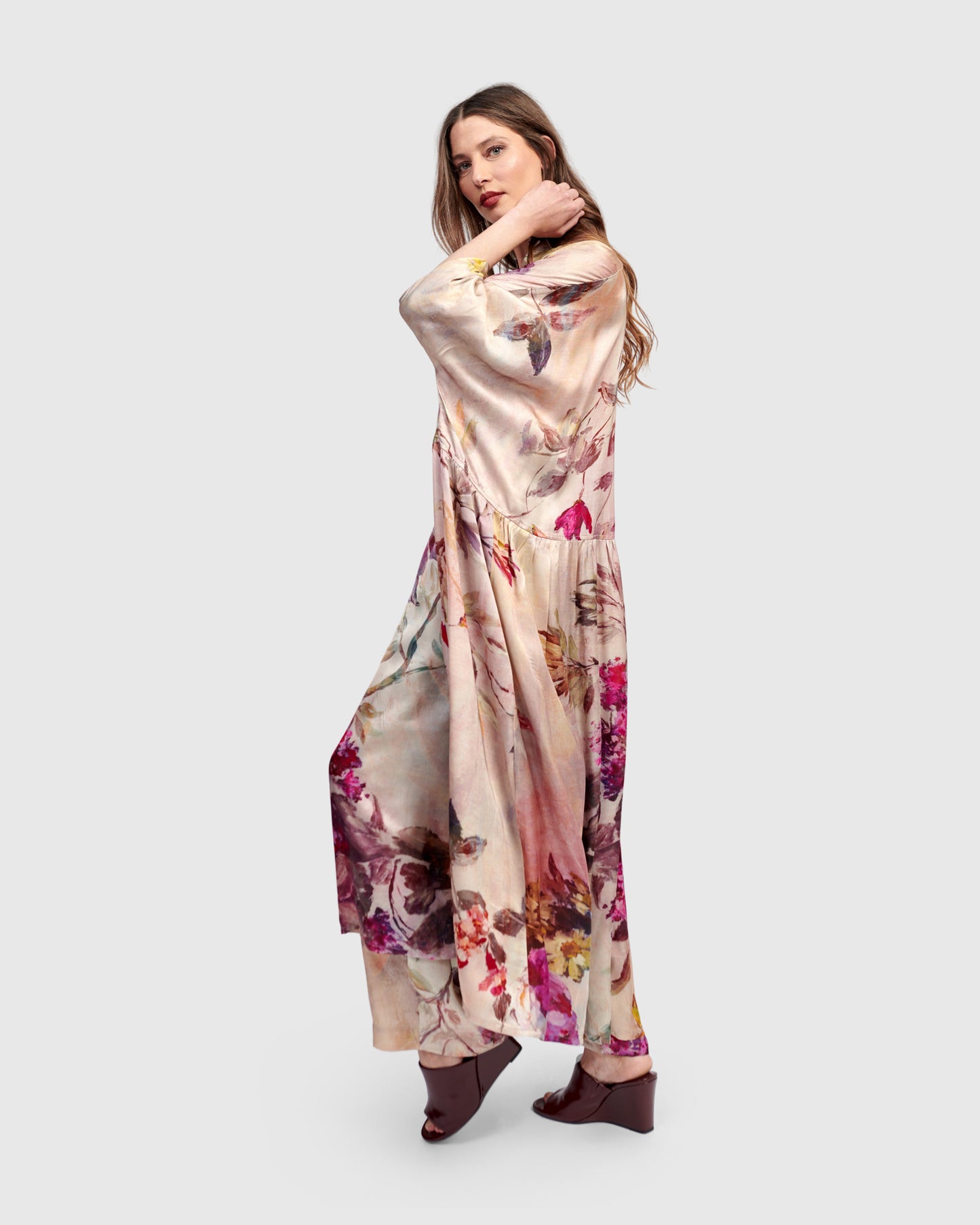 שמלה אפטר דארק מכל הלב פרחונית