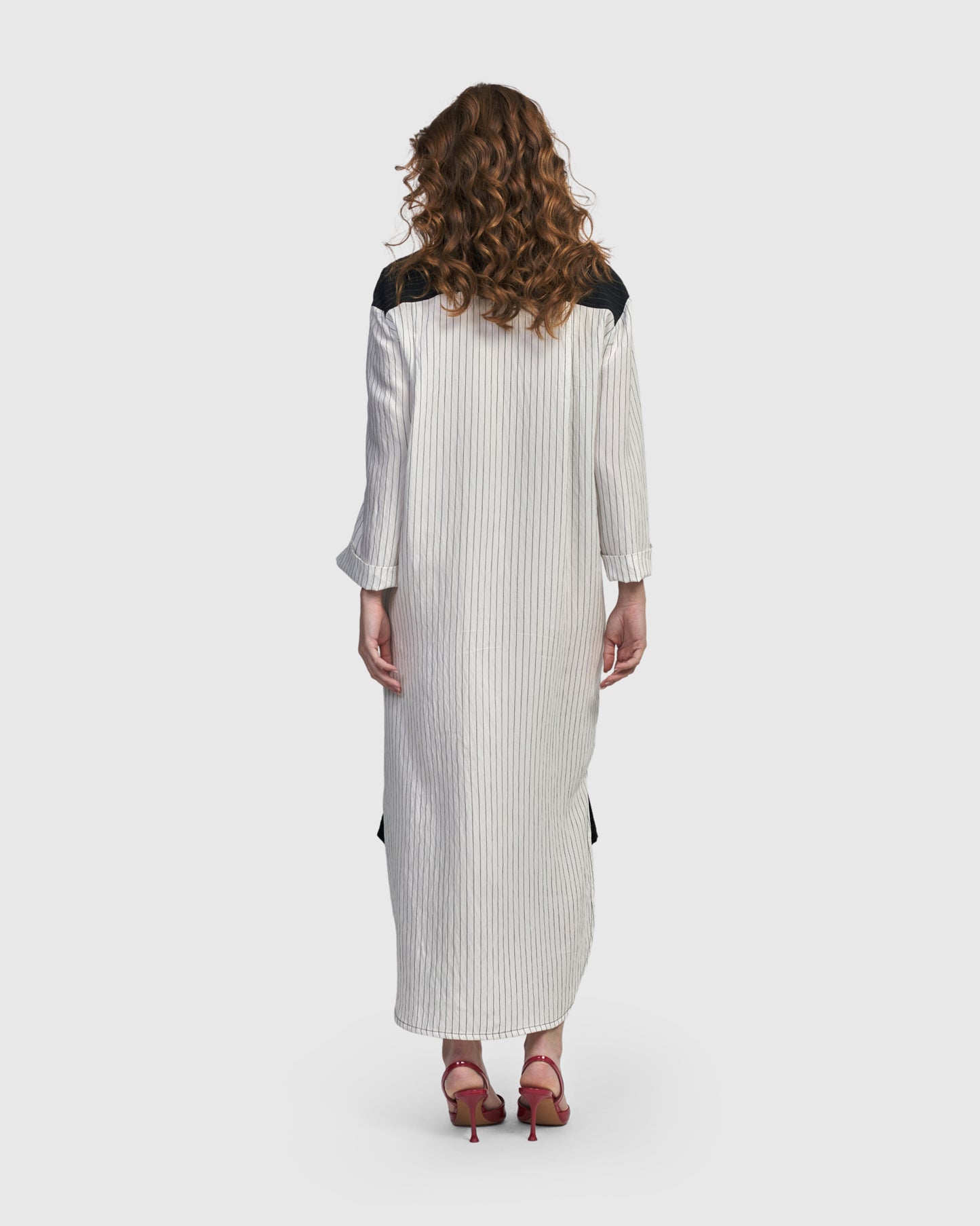 שמלה ליבית שחורה מיקס