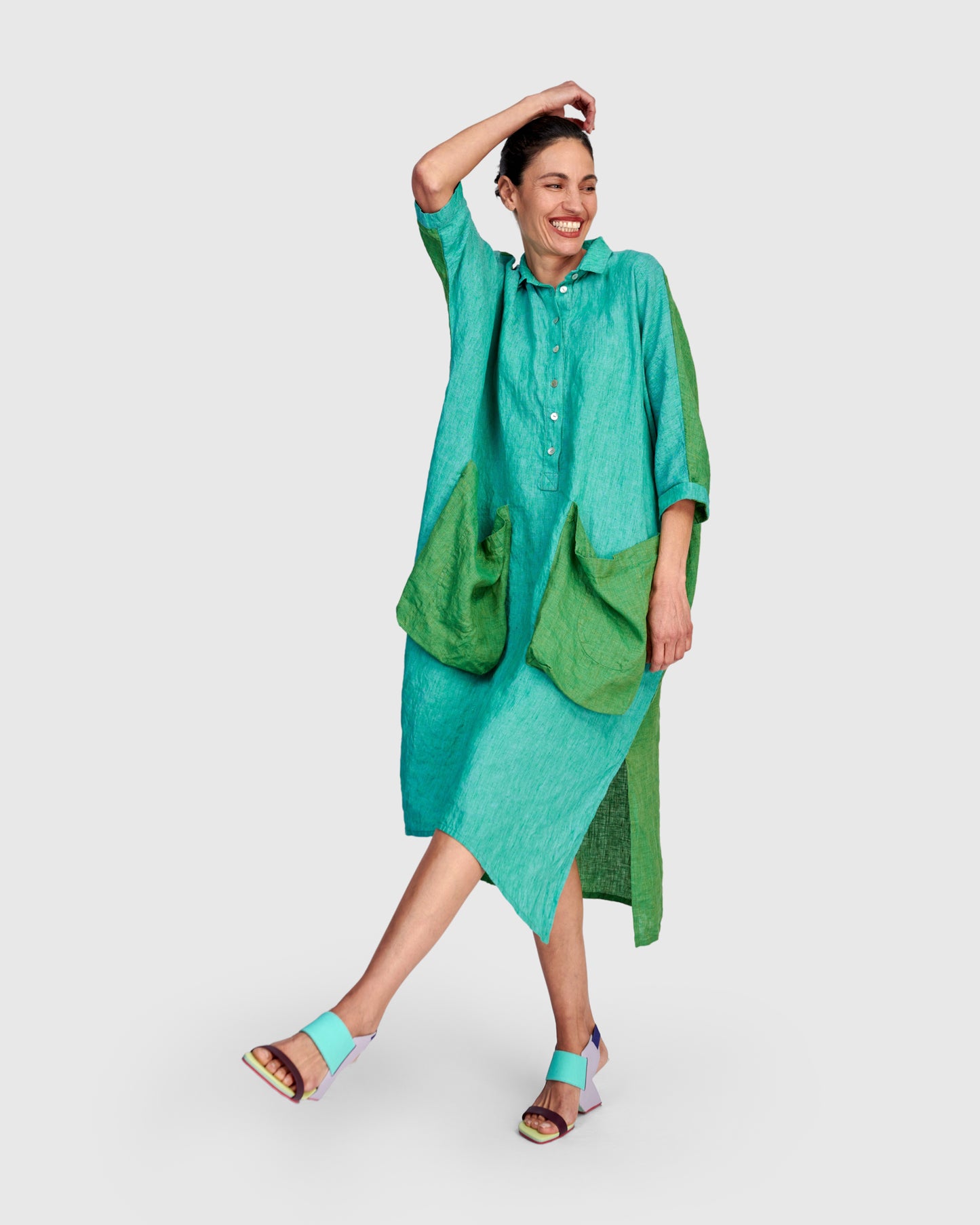 גלבייה חגיגה פשתן טרופיקל