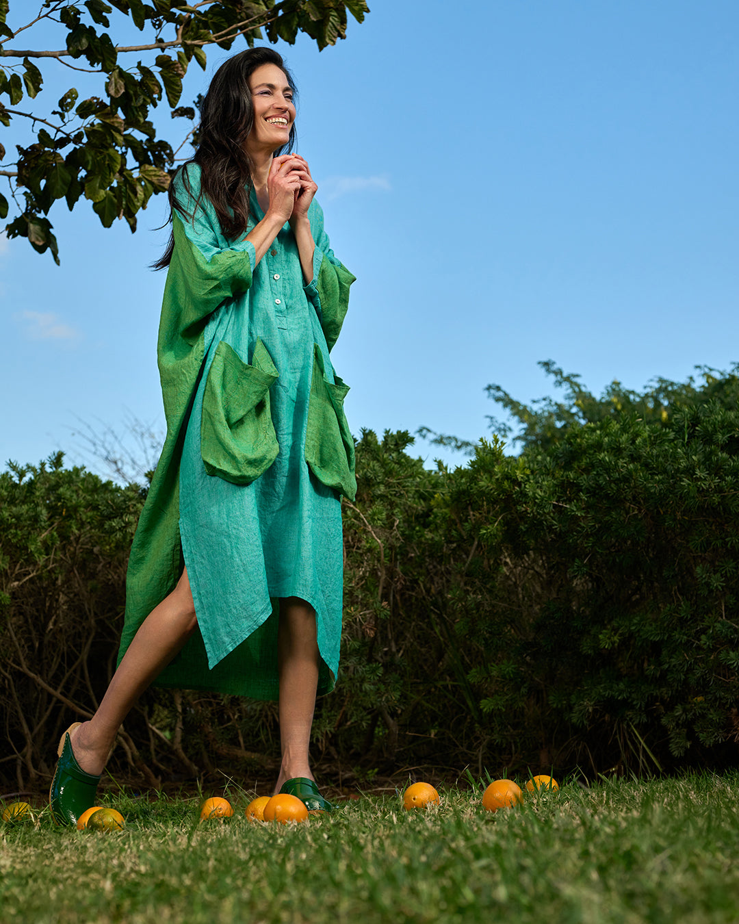 גלבייה חגיגה פשתן טרופיקל