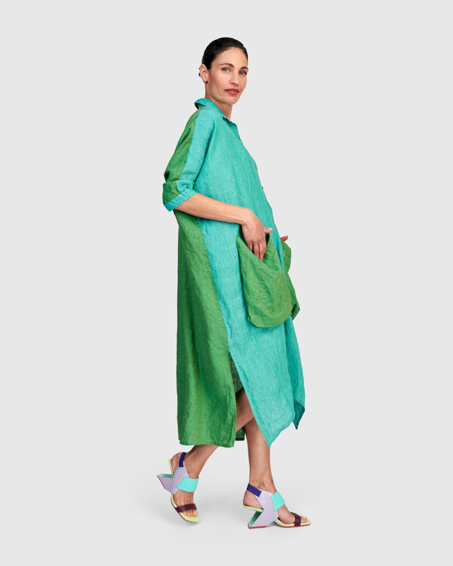 גלבייה חגיגה פשתן טרופיקל