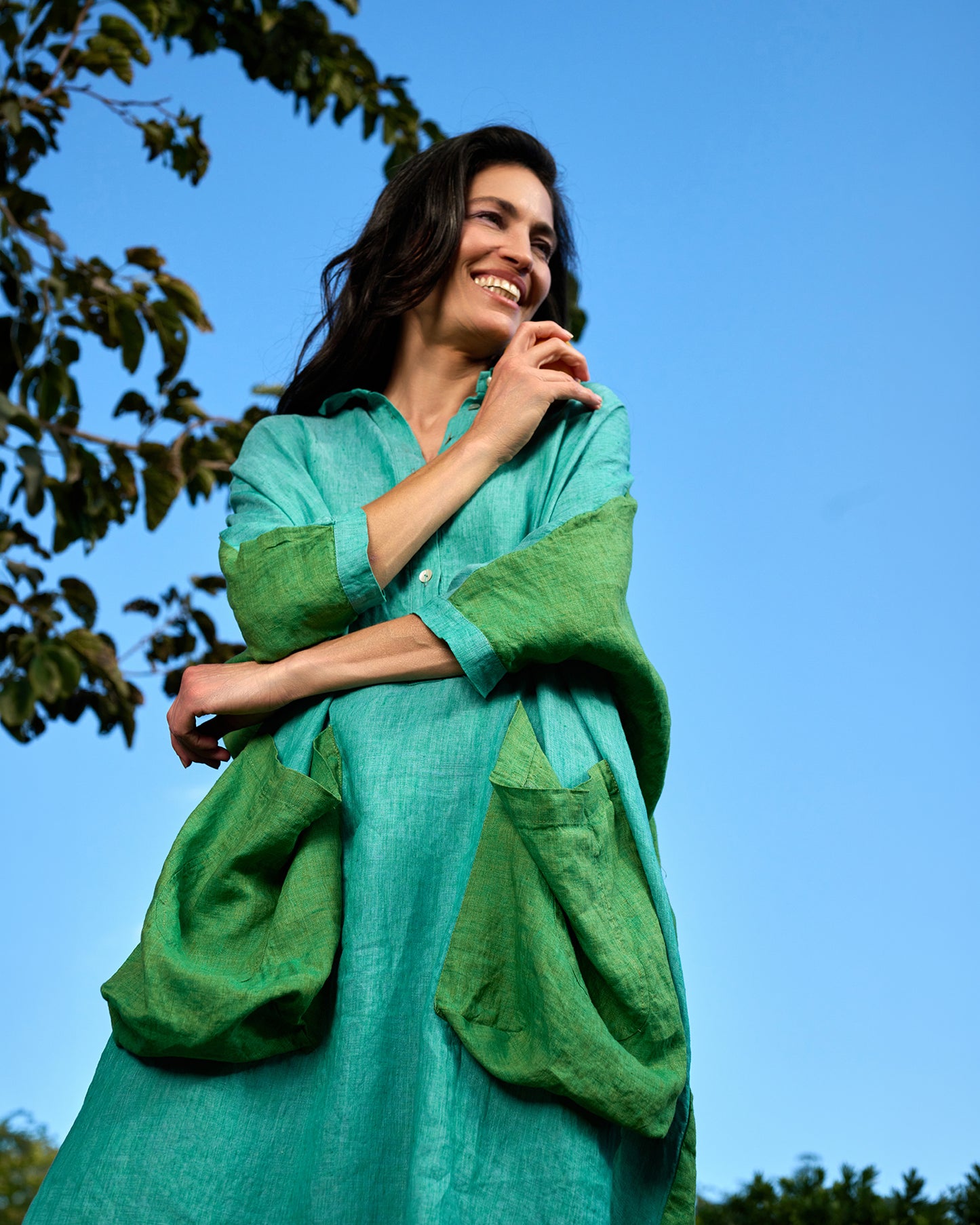 גלבייה חגיגה פשתן טרופיקל