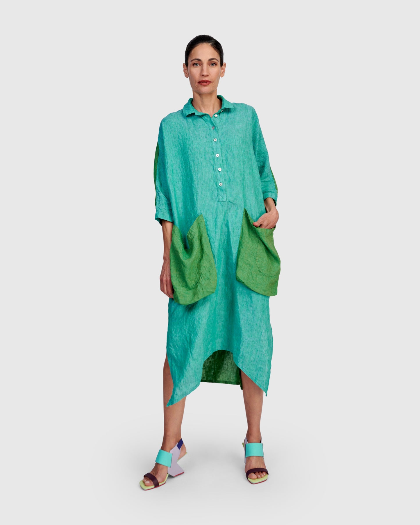 גלבייה חגיגה פשתן טרופיקל