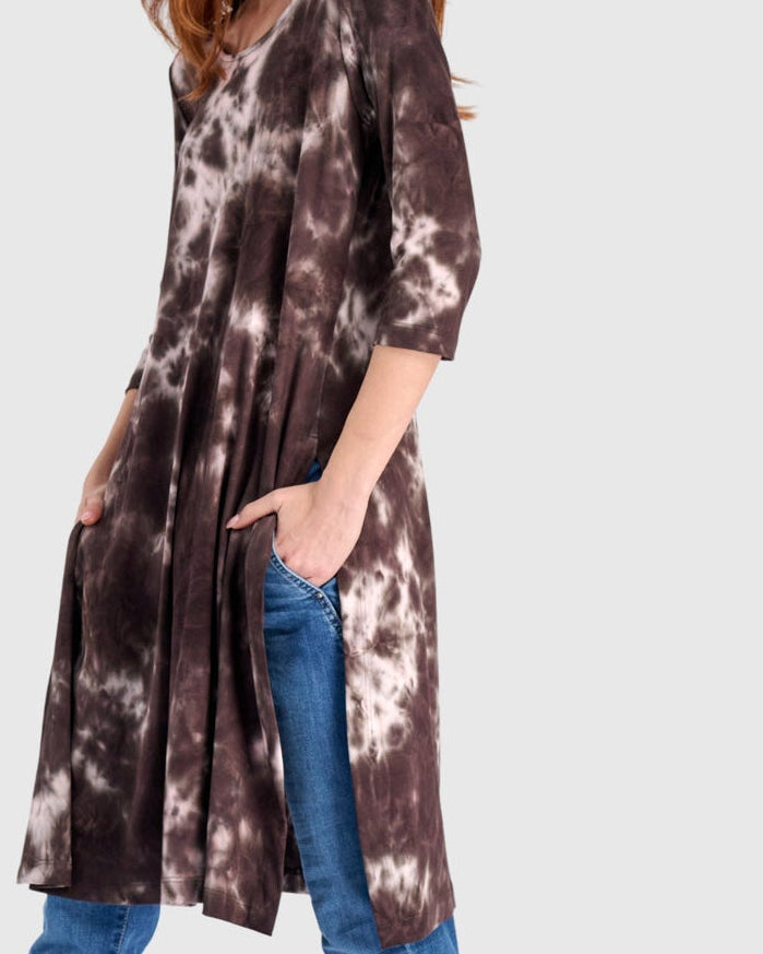 שמלה טוניקה פתחים טאי דאי