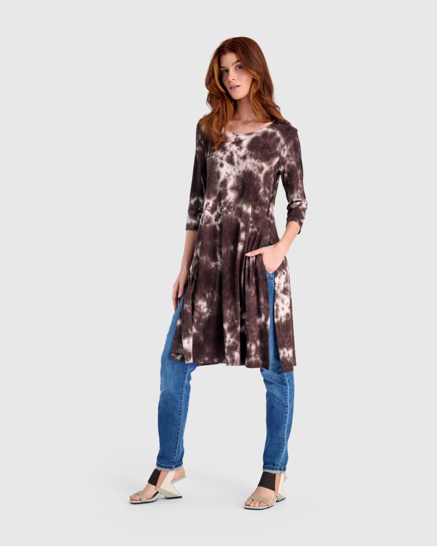 שמלה טוניקה פתחים טאי דאי