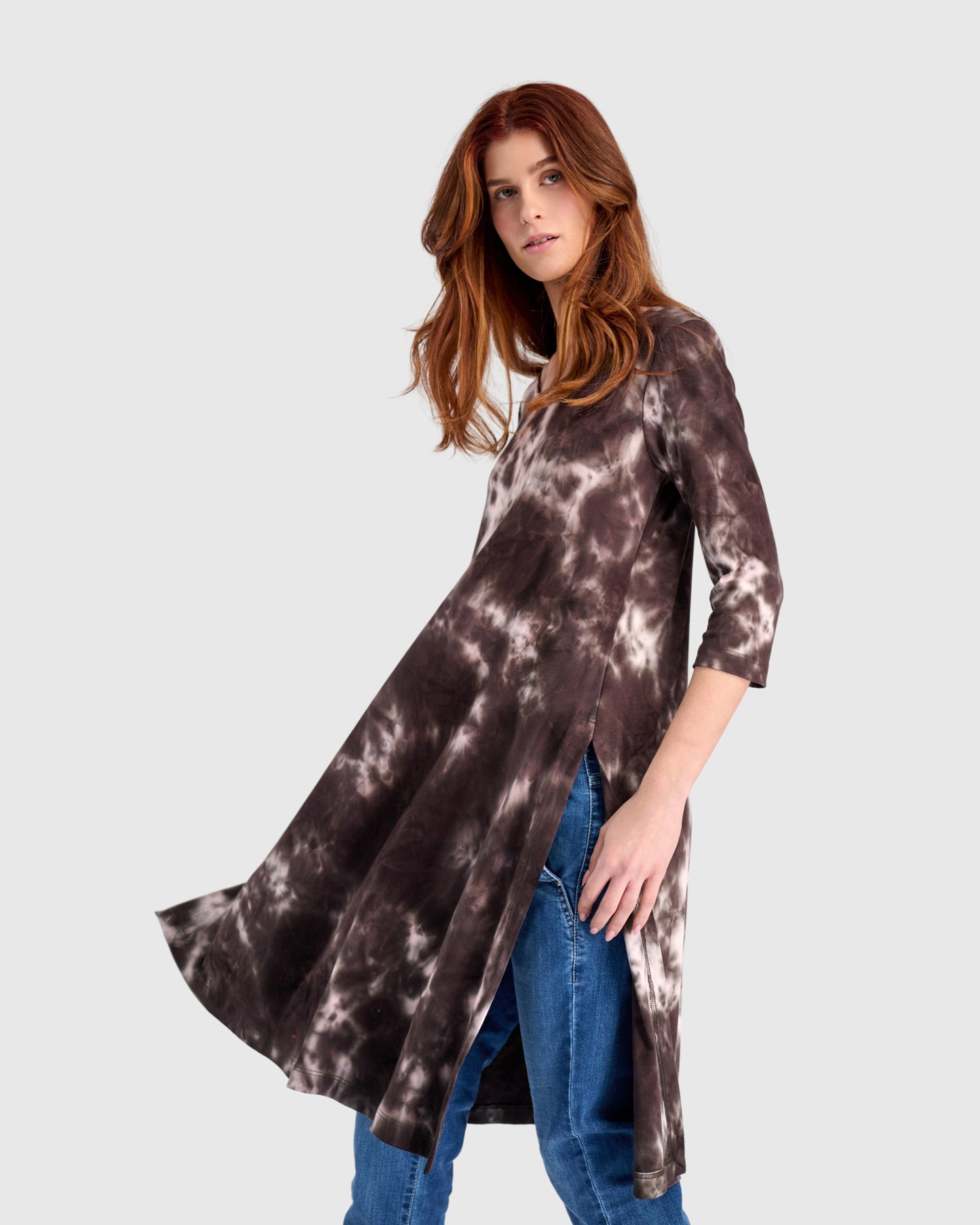 שמלה טוניקה פתחים טאי דאי