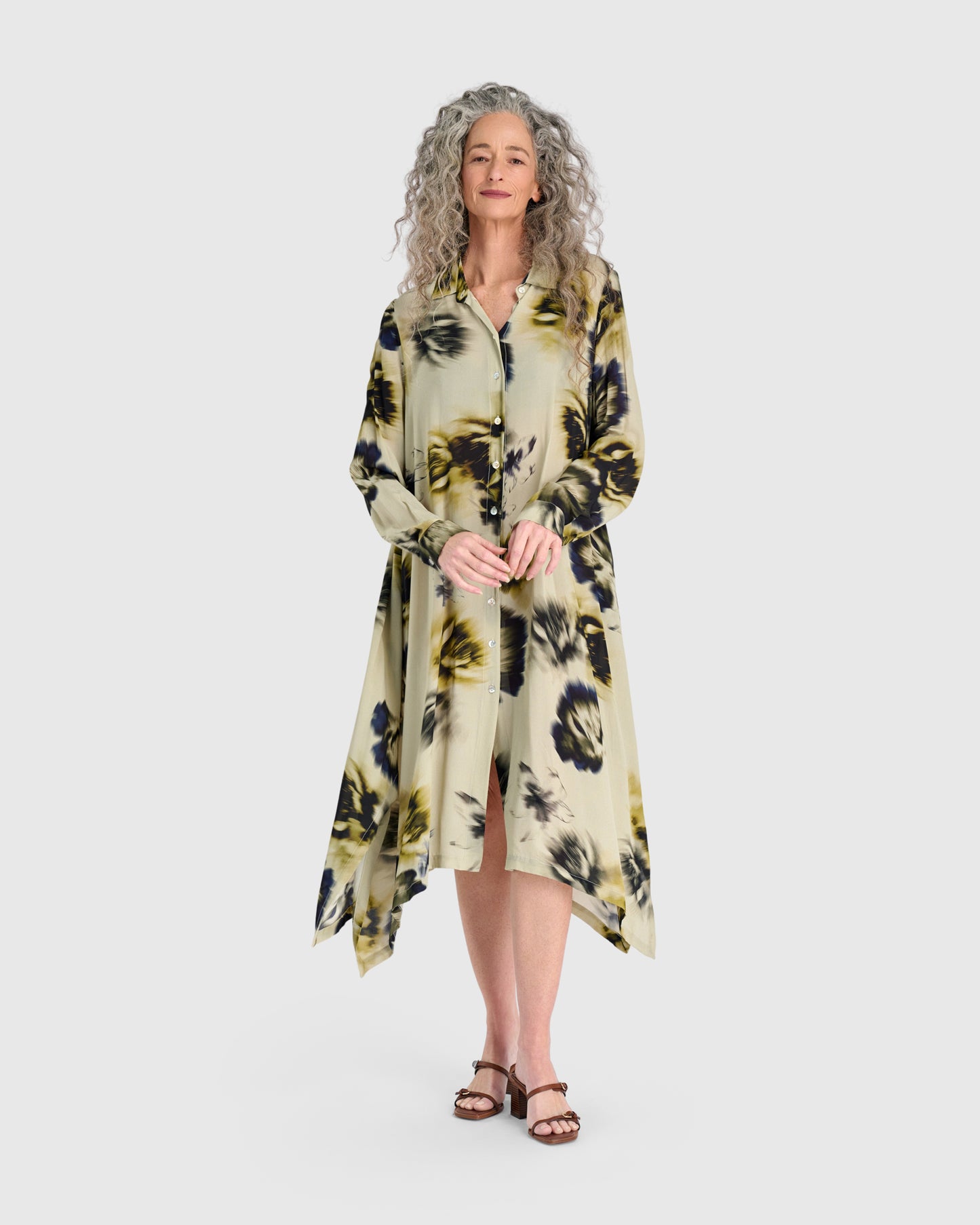 שמלה אמנון ותמר פרחונית