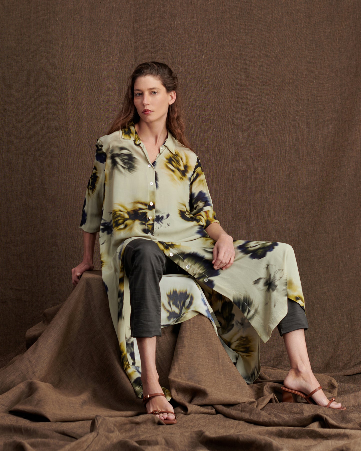 שמלה אמנון ותמר פרחונית