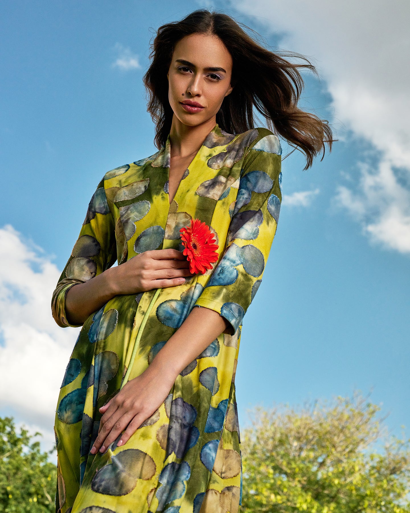 שמלה נסיכה כתמים
