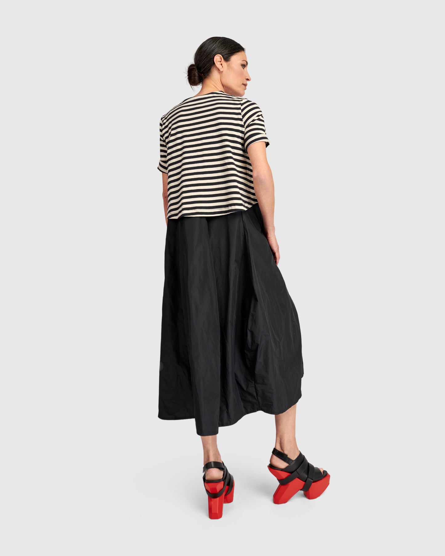 שמלה אורבן 2 שכבות פסים