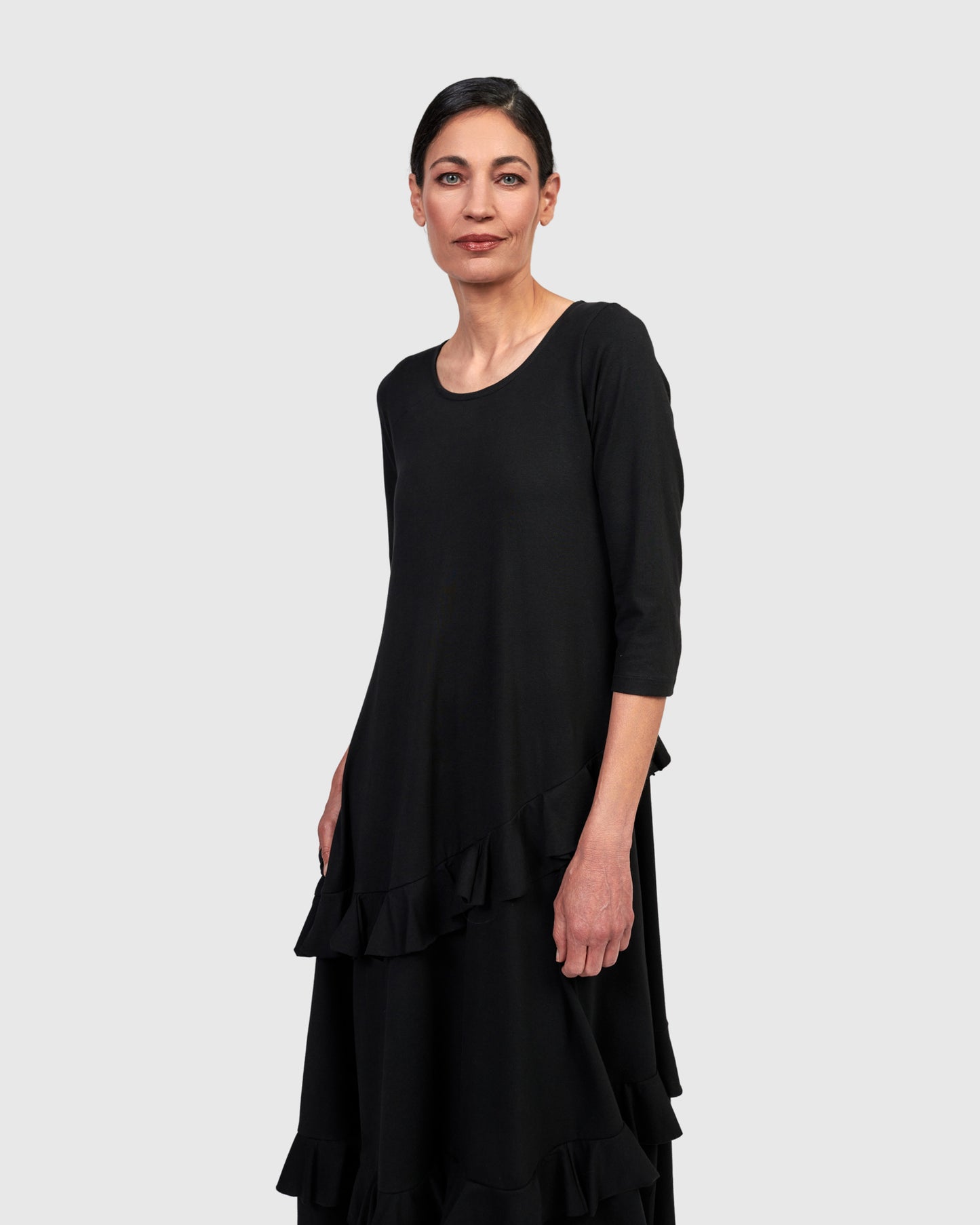 שמלה אורבן וולנים שחורה