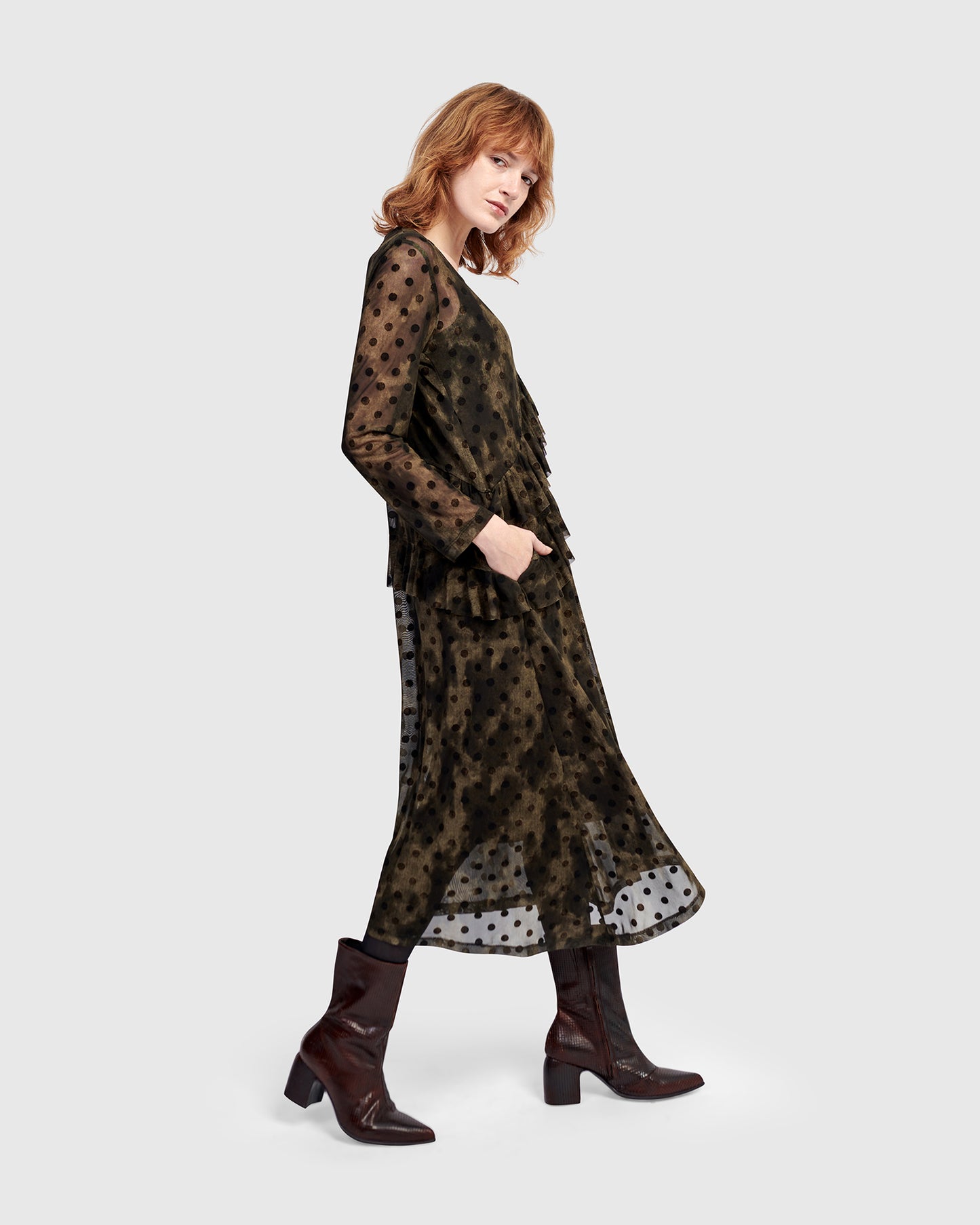 שמלה אורבן דנטל נקודות