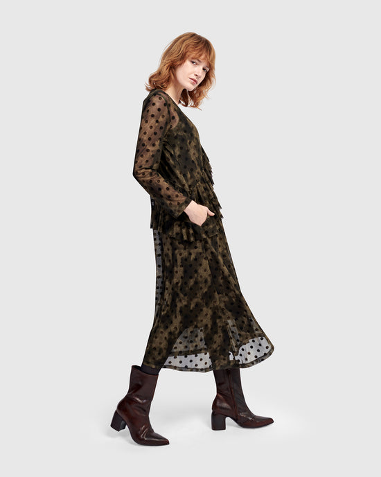 שמלה אורבן דנטל נקודות