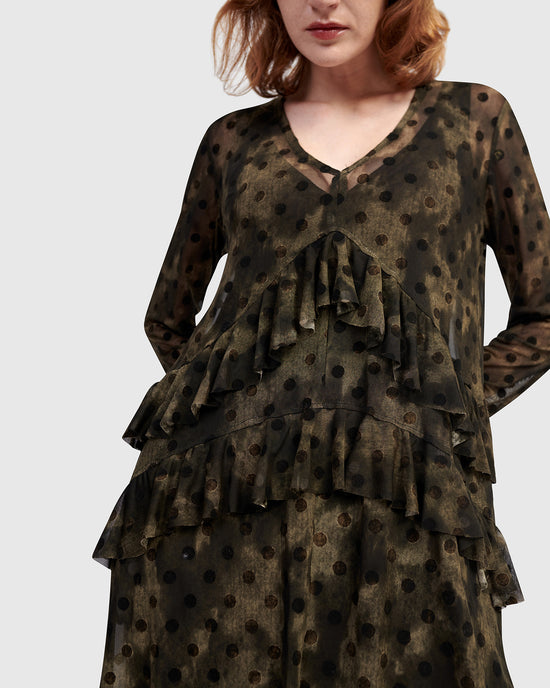 שמלה אורבן דנטל נקודות