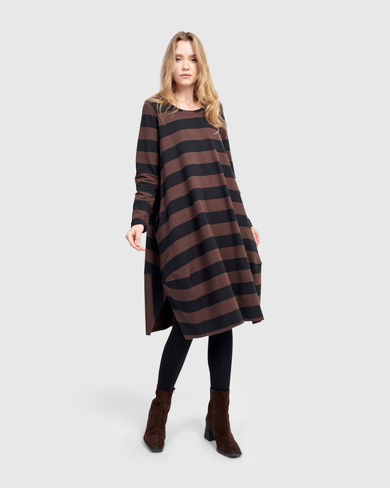 שמלה אורבן ניקי פסים