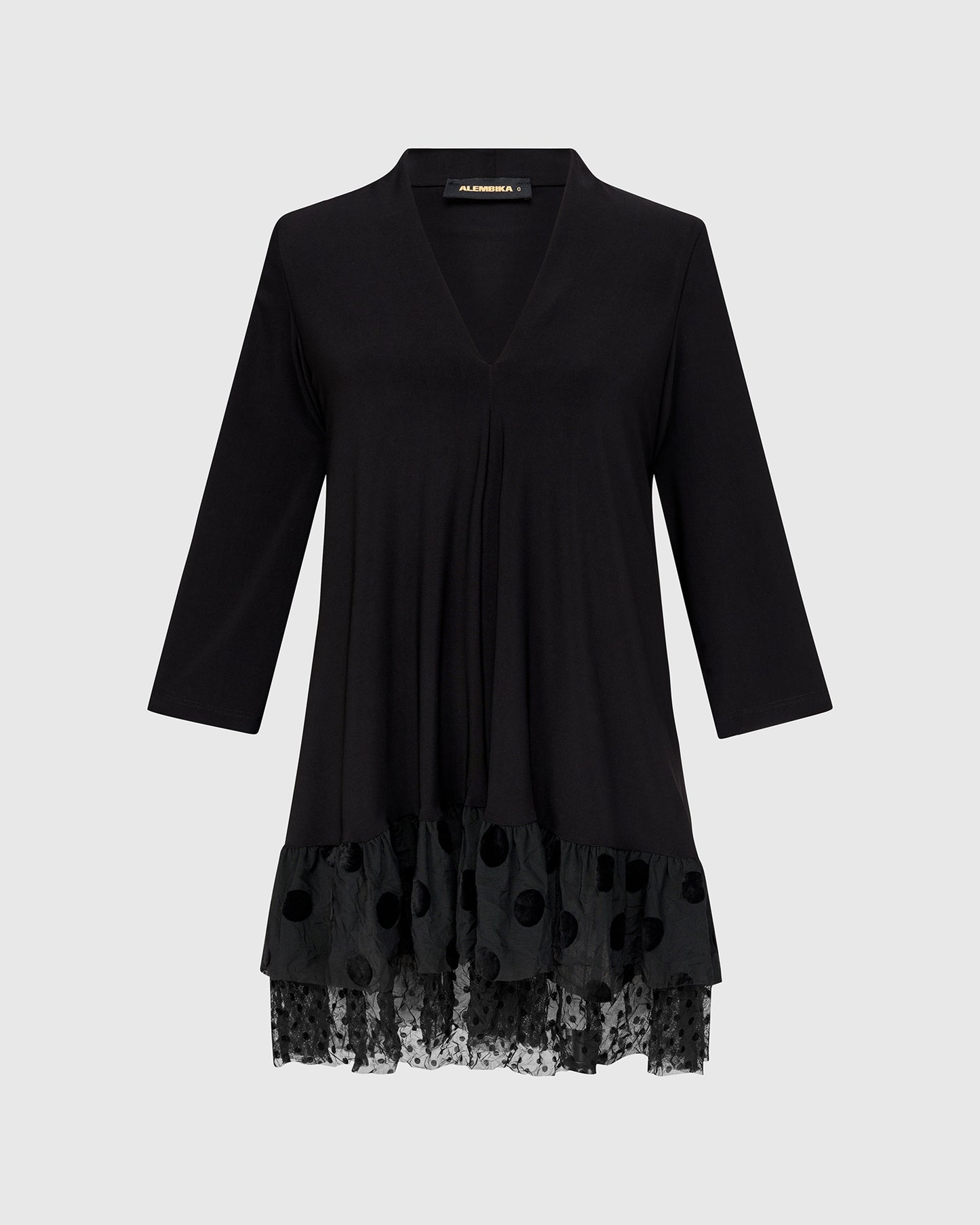 חולצה אפטר דארק דובדבנית שחורה