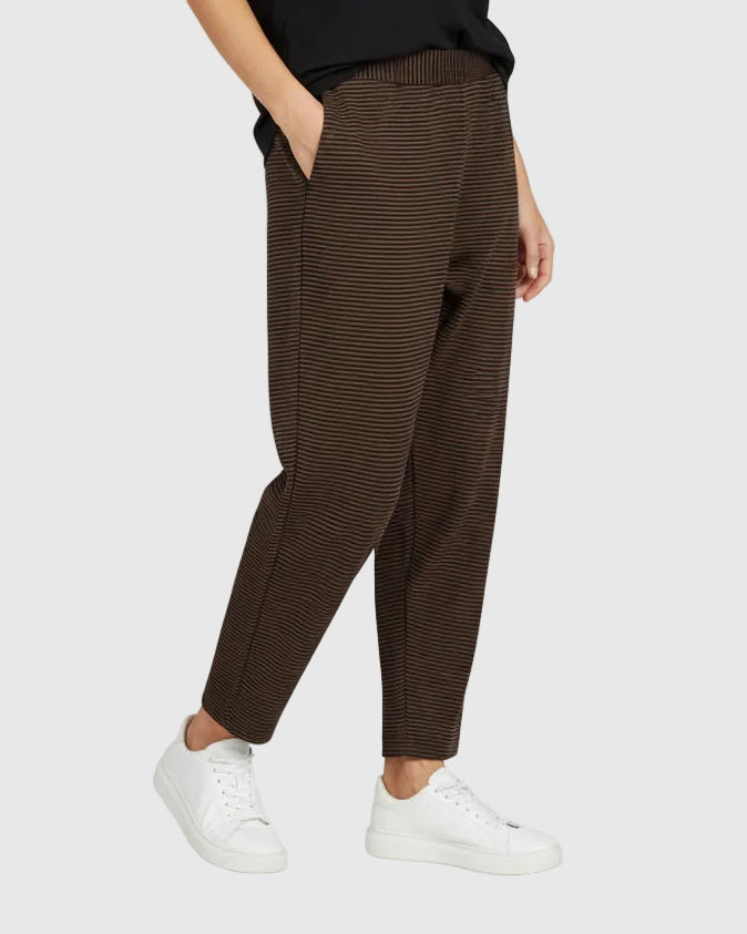 מכנסי אורבן מדויק פסים