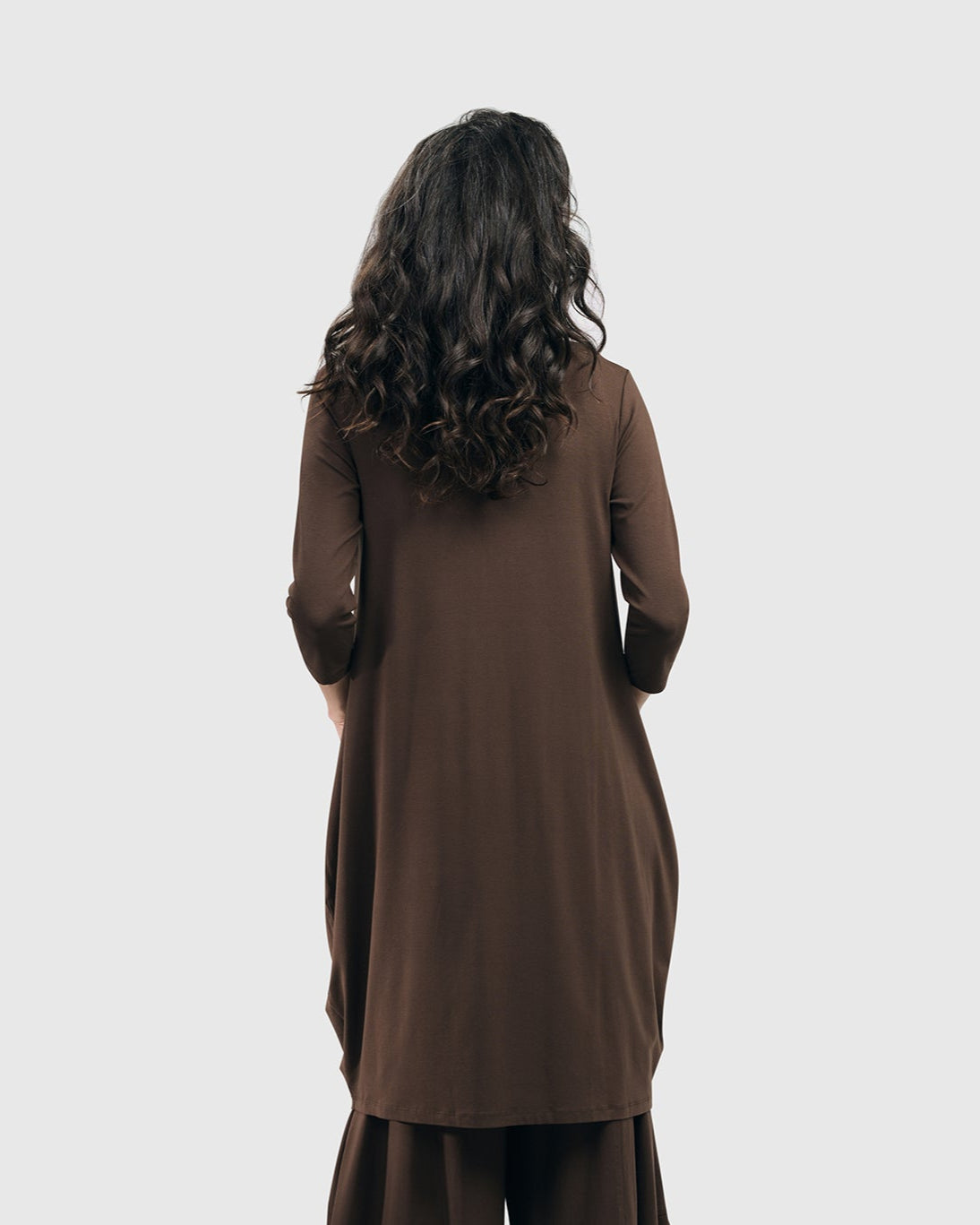 קרדיגן נילי ארוך חום