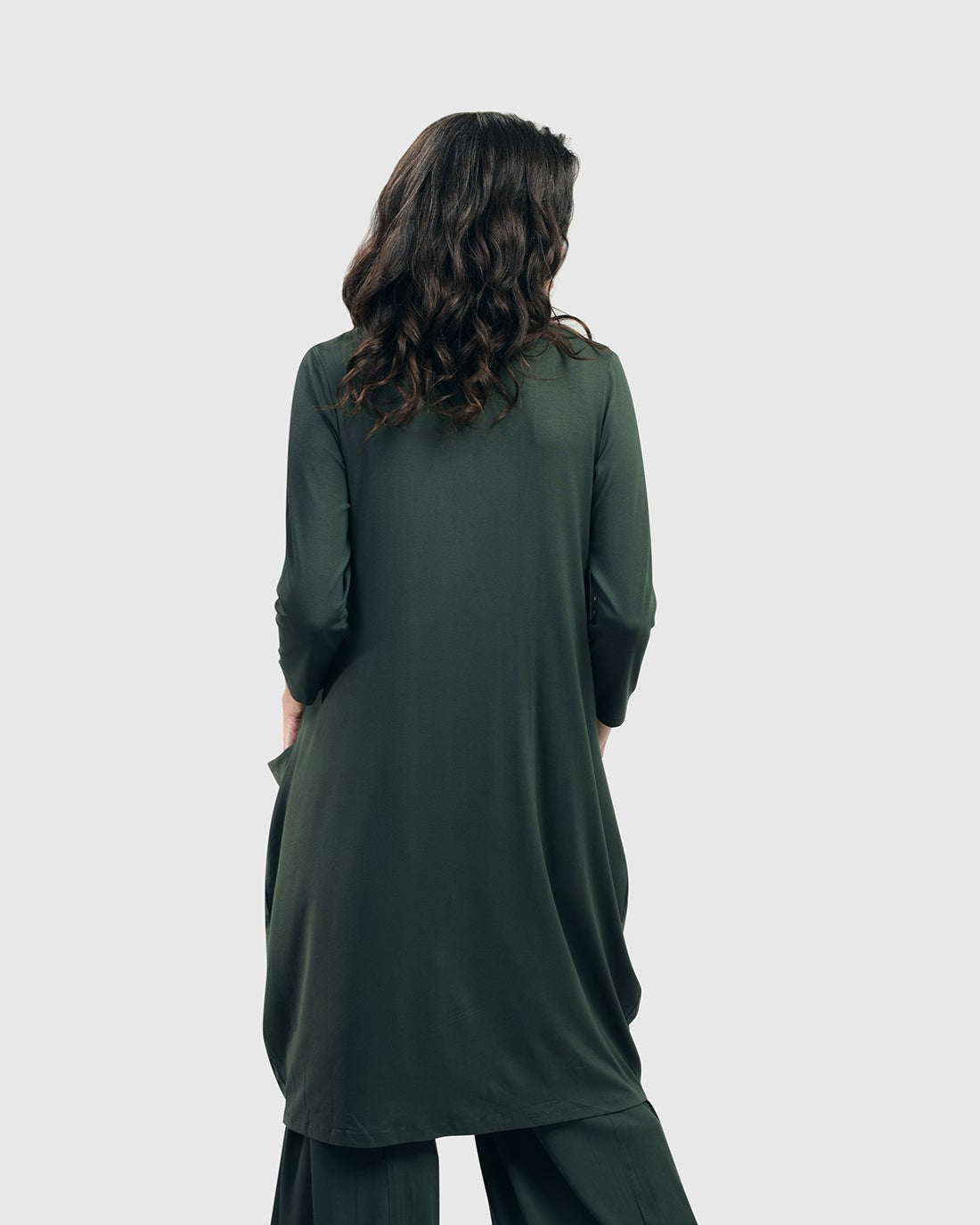 קרדיגן נילי ארוך ירוק