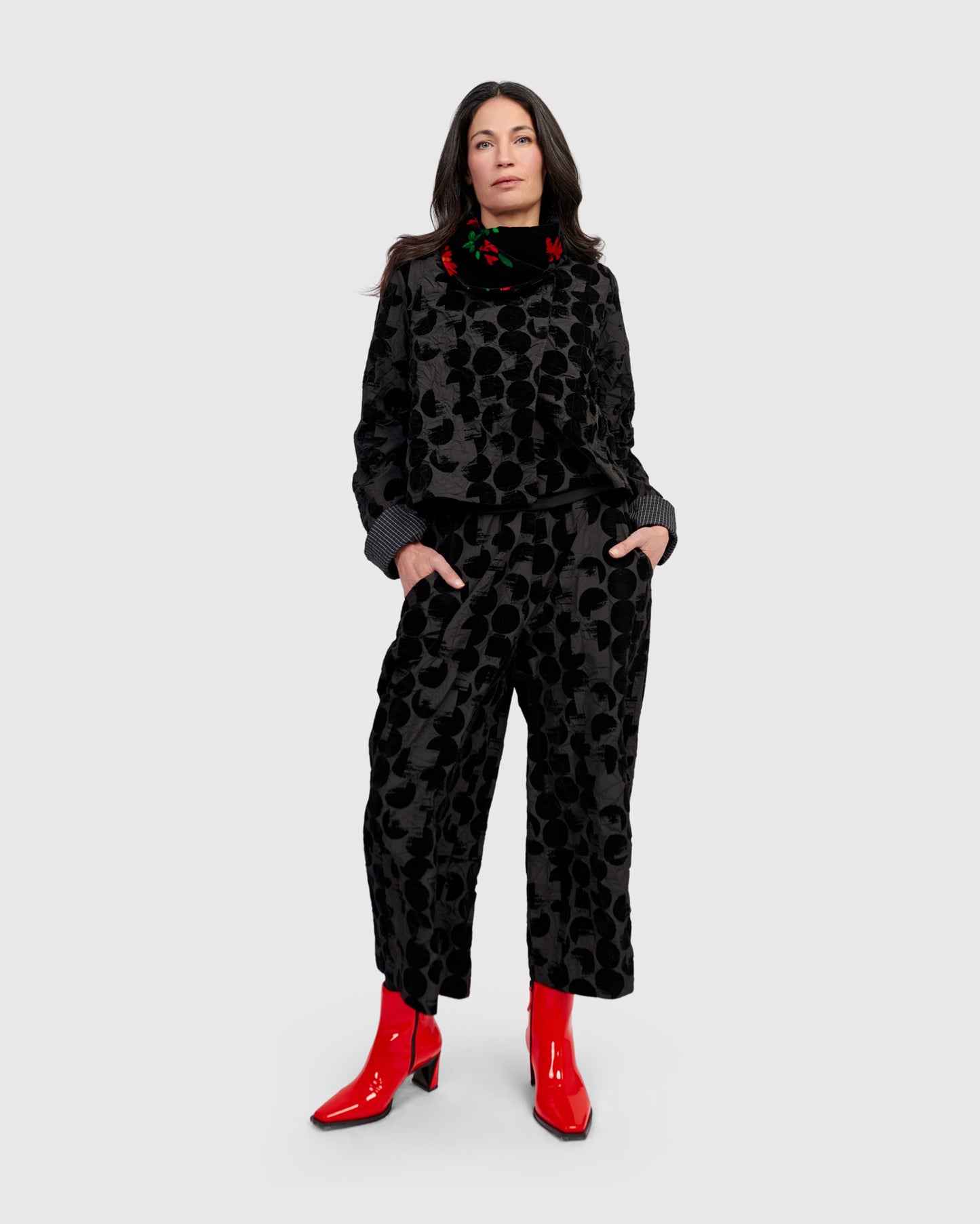 ז'קט מיני פרחוני