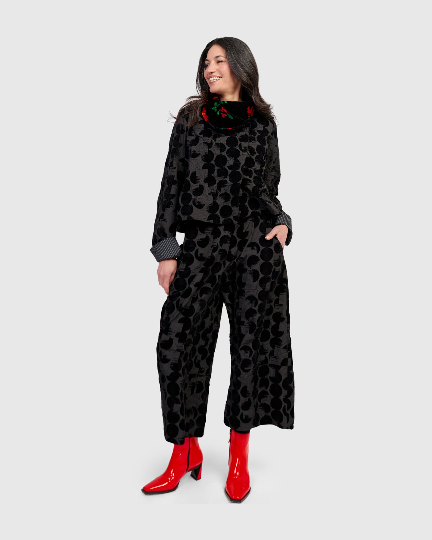 ז'קט מיני פרחוני