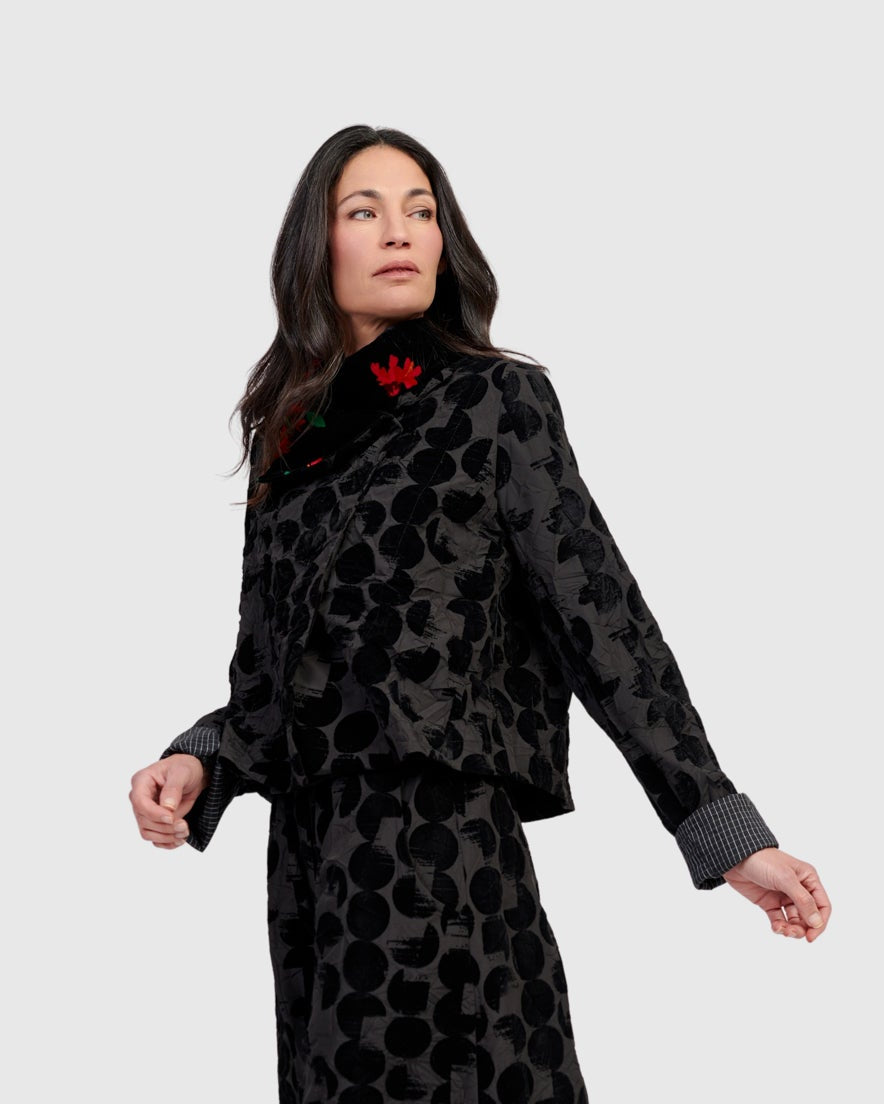 ז'קט מיני פרחוני