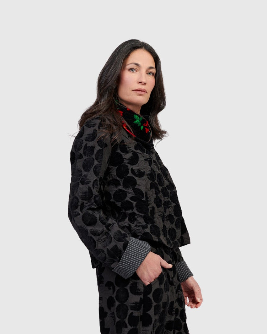 ז'קט מיני פרחוני