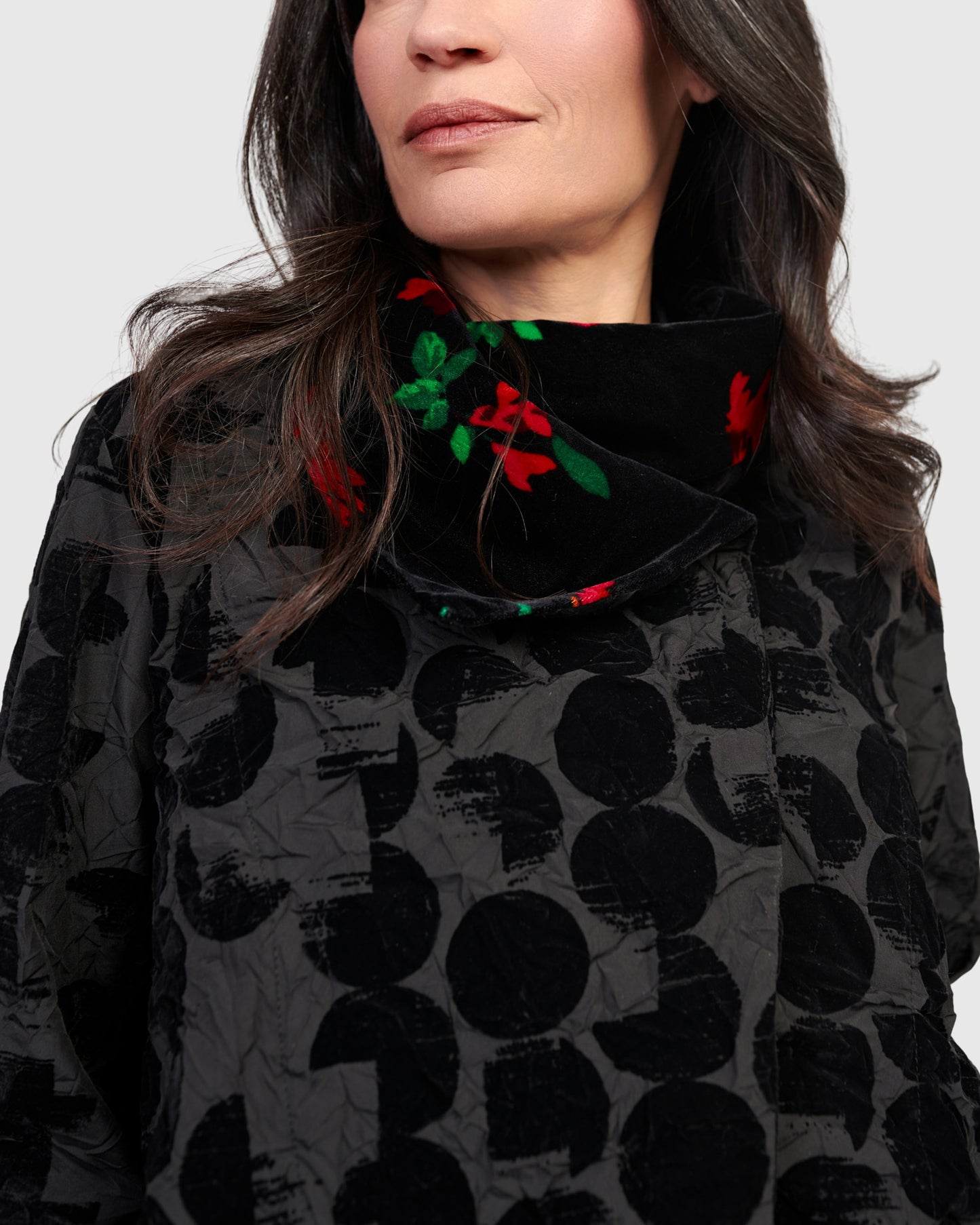 ז'קט מיני פרחוני