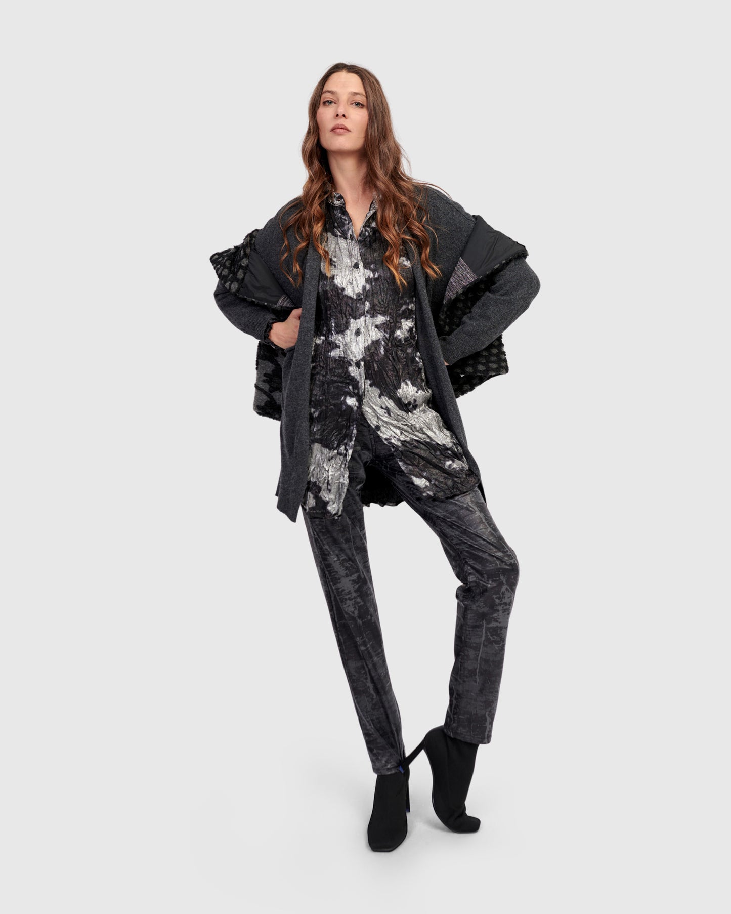 חולצה גברית כסף