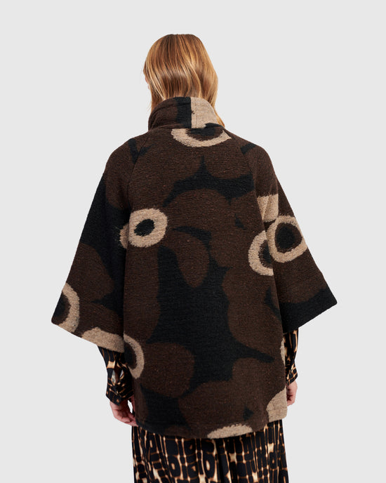 סווטשירט צמר פרח