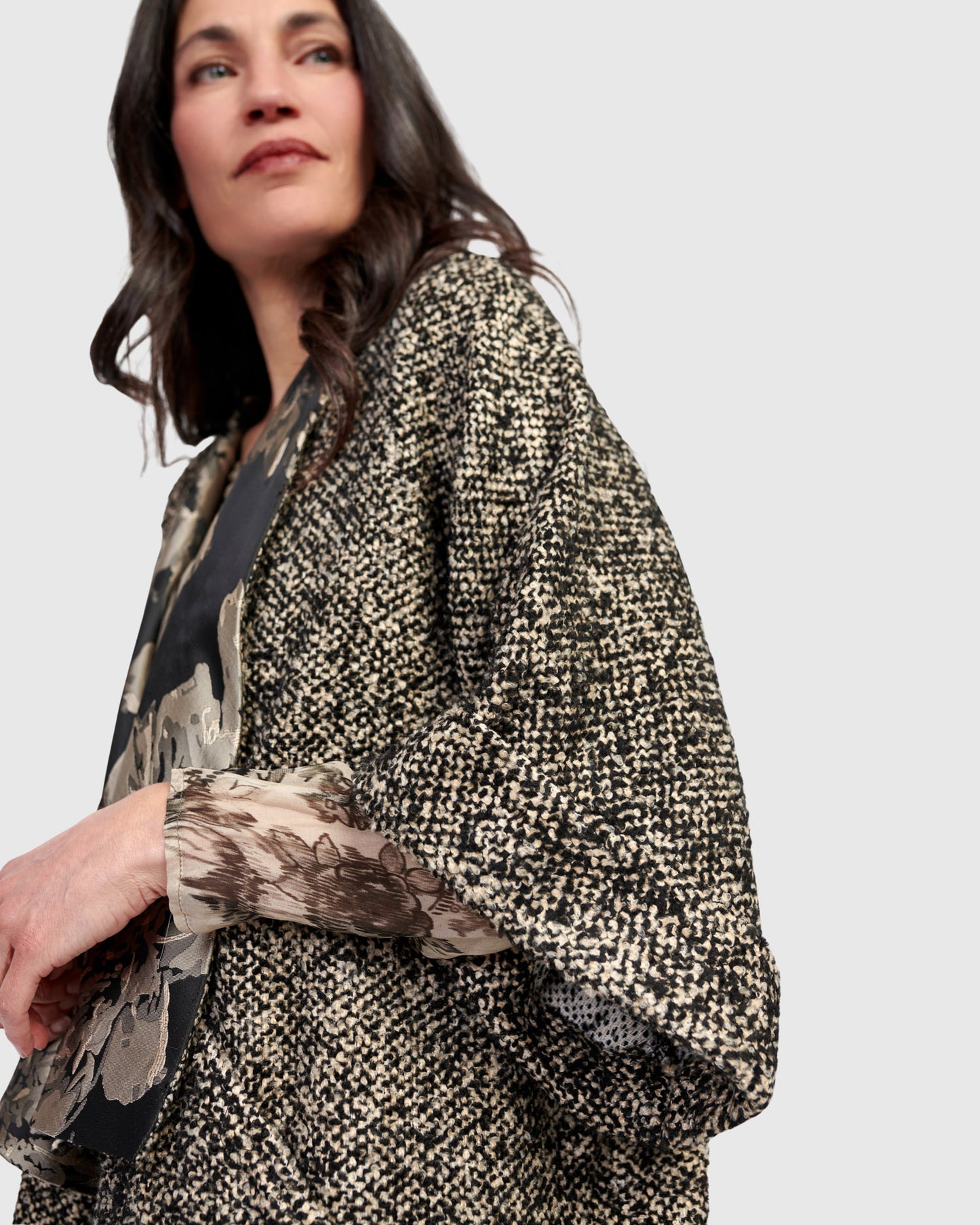 מעיל טוויד מיקס