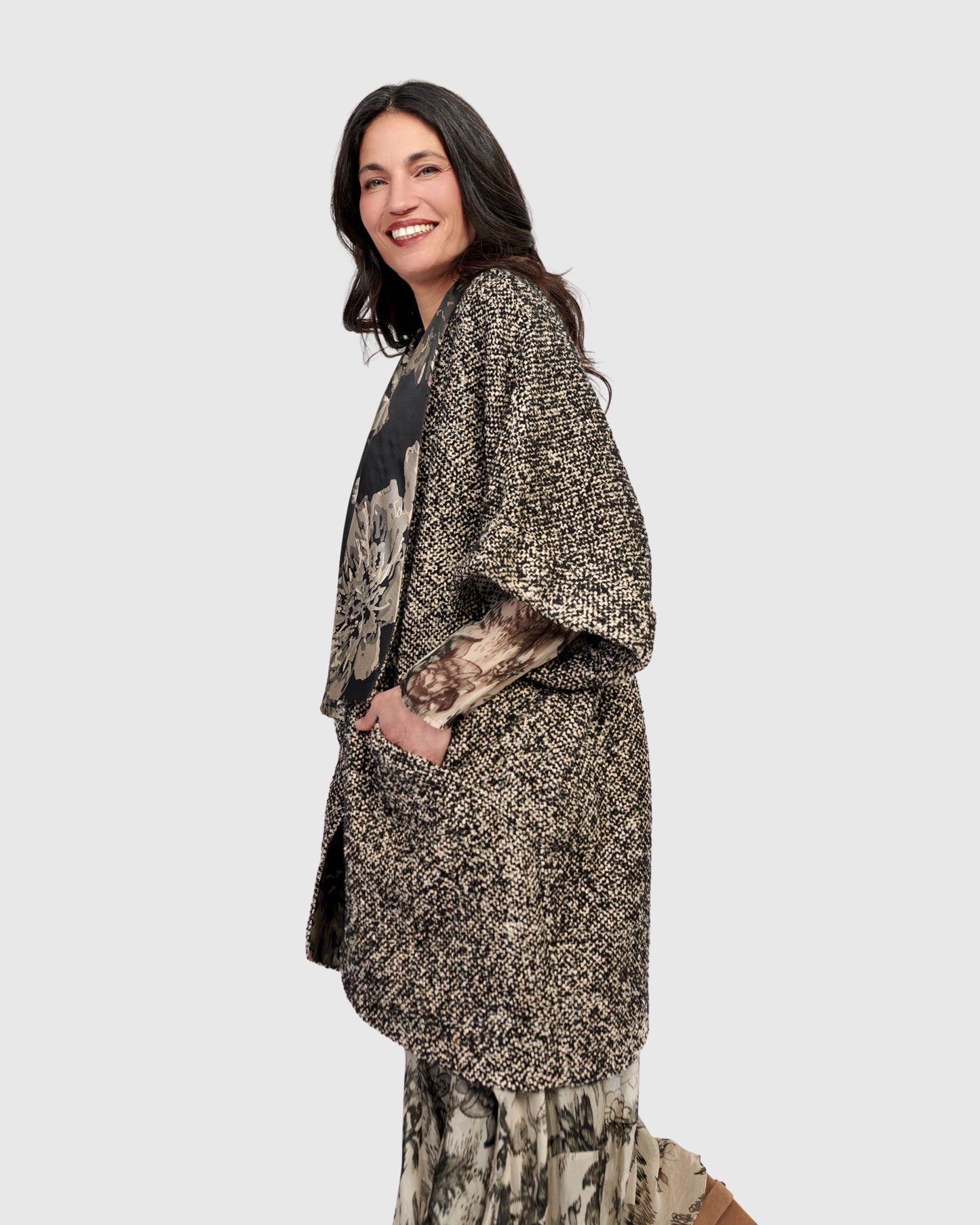 מעיל טוויד מיקס