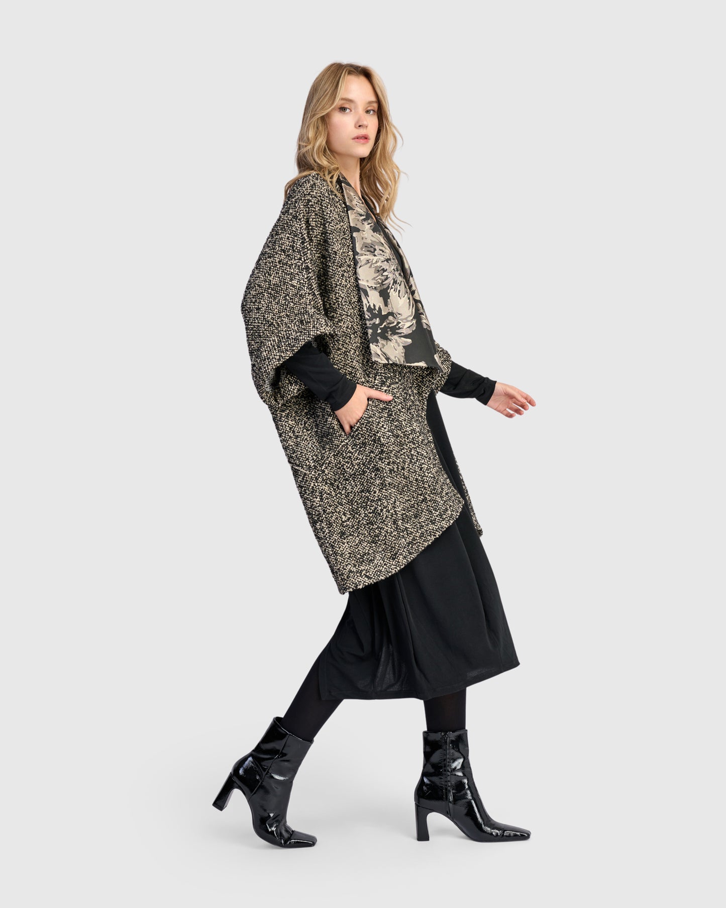 מעיל טוויד מיקס