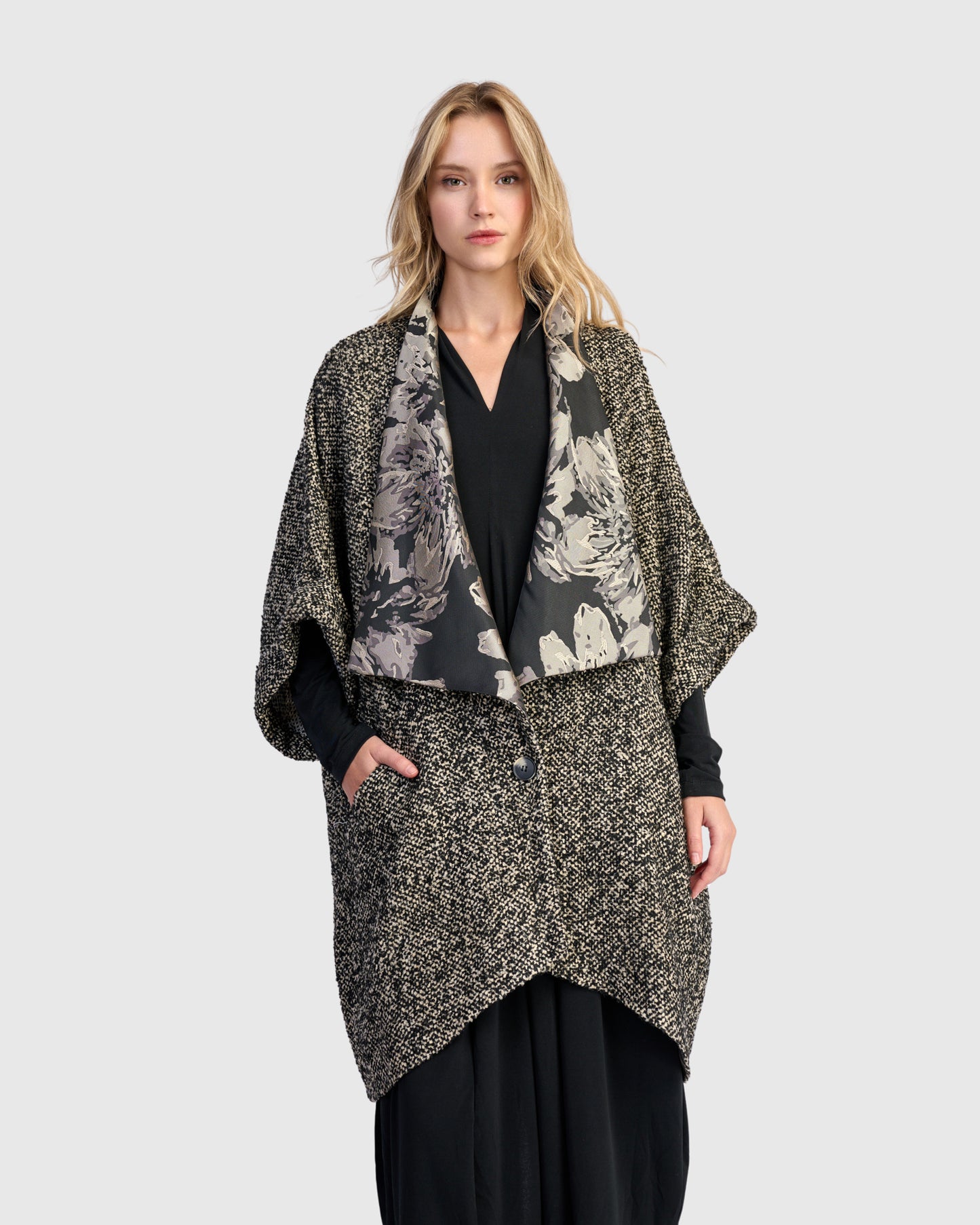 מעיל טוויד מיקס