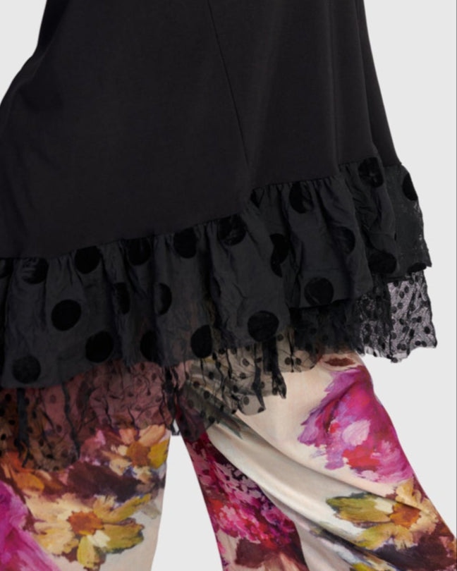 חולצה אפטר דארק דובדבנית שחורה