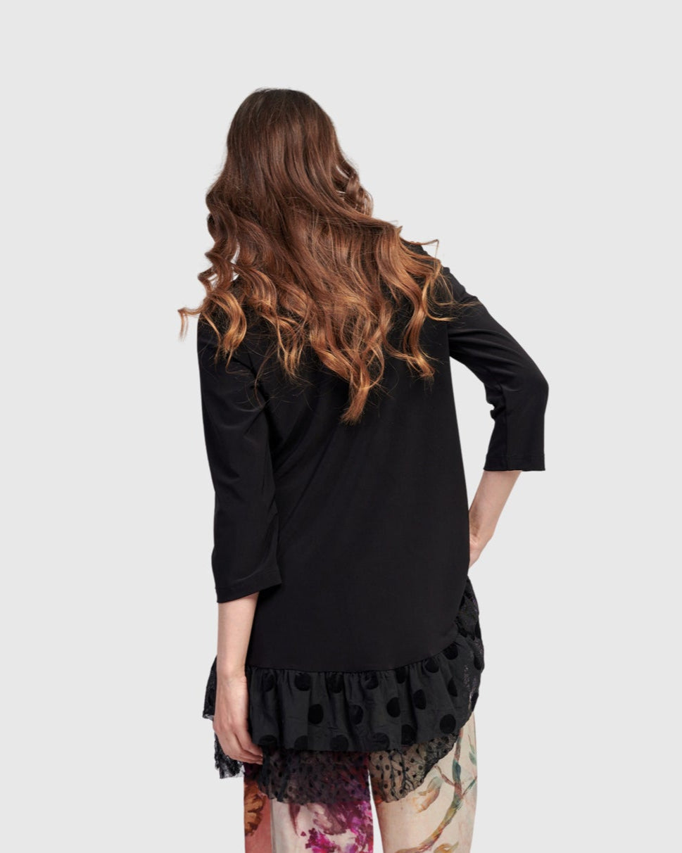 חולצה אפטר דארק דובדבנית שחורה