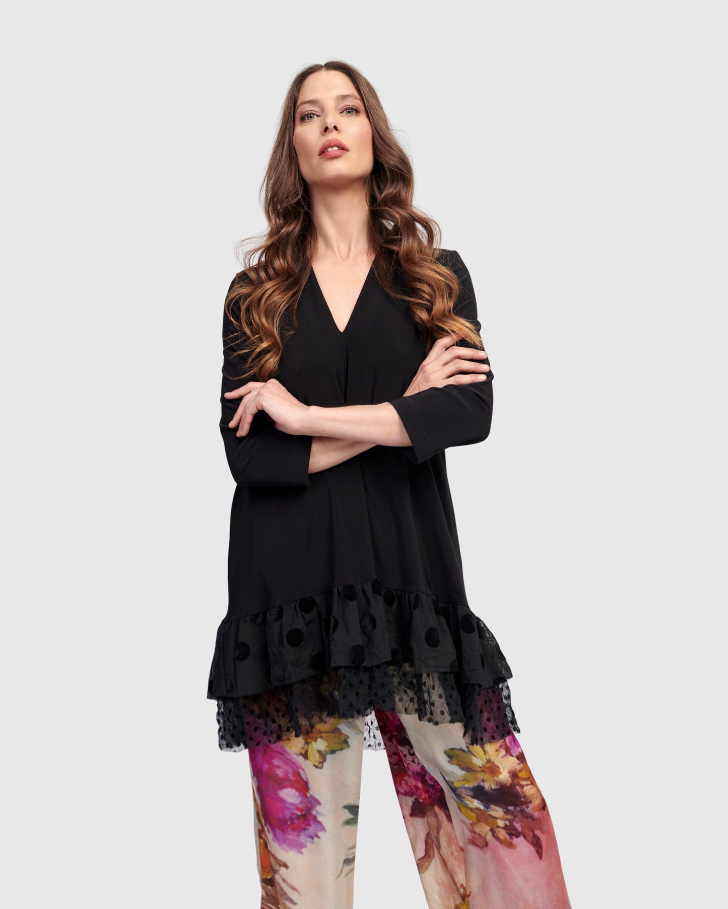 חולצה אפטר דארק דובדבנית שחורה