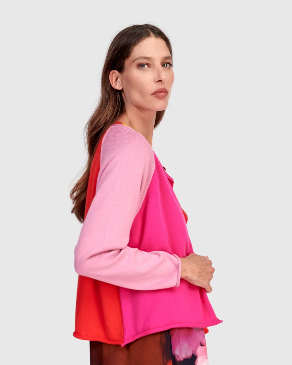 קרדיגן קולורבלוק מג'נטה