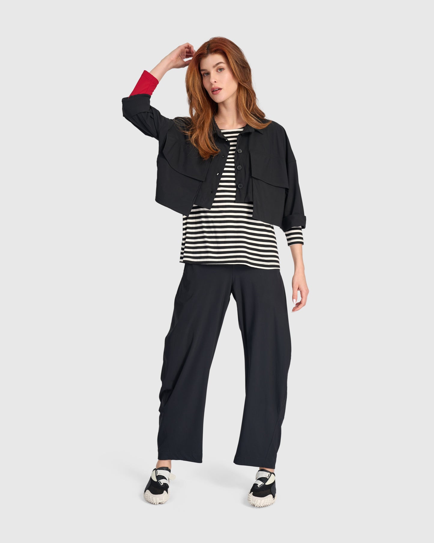 חולצה טכנו פסים