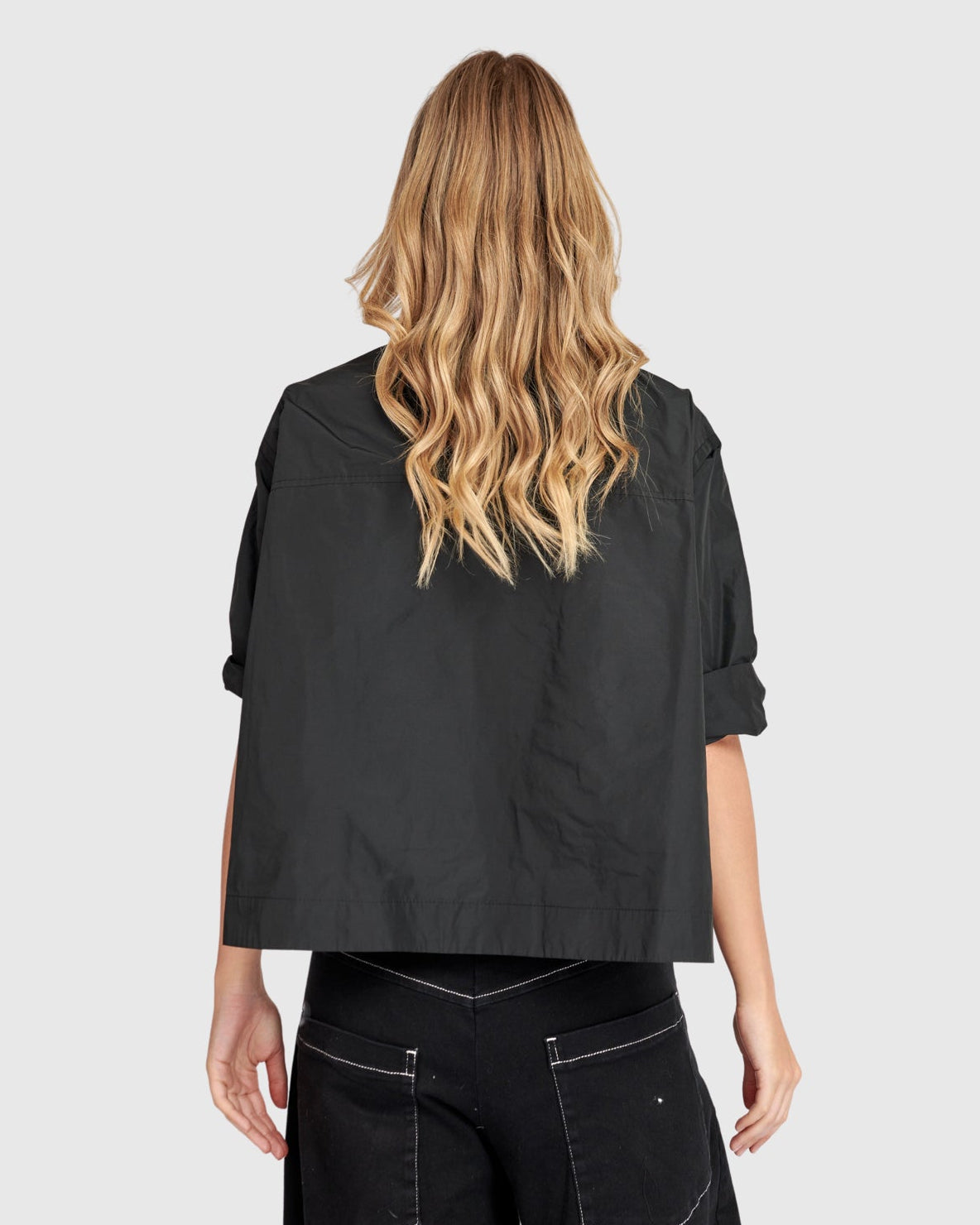 ז'קט אורבן טאפטה שחור