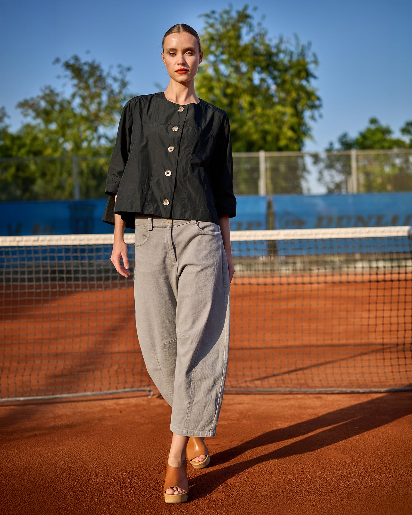 ז'קט אורבן טאפטה שחור