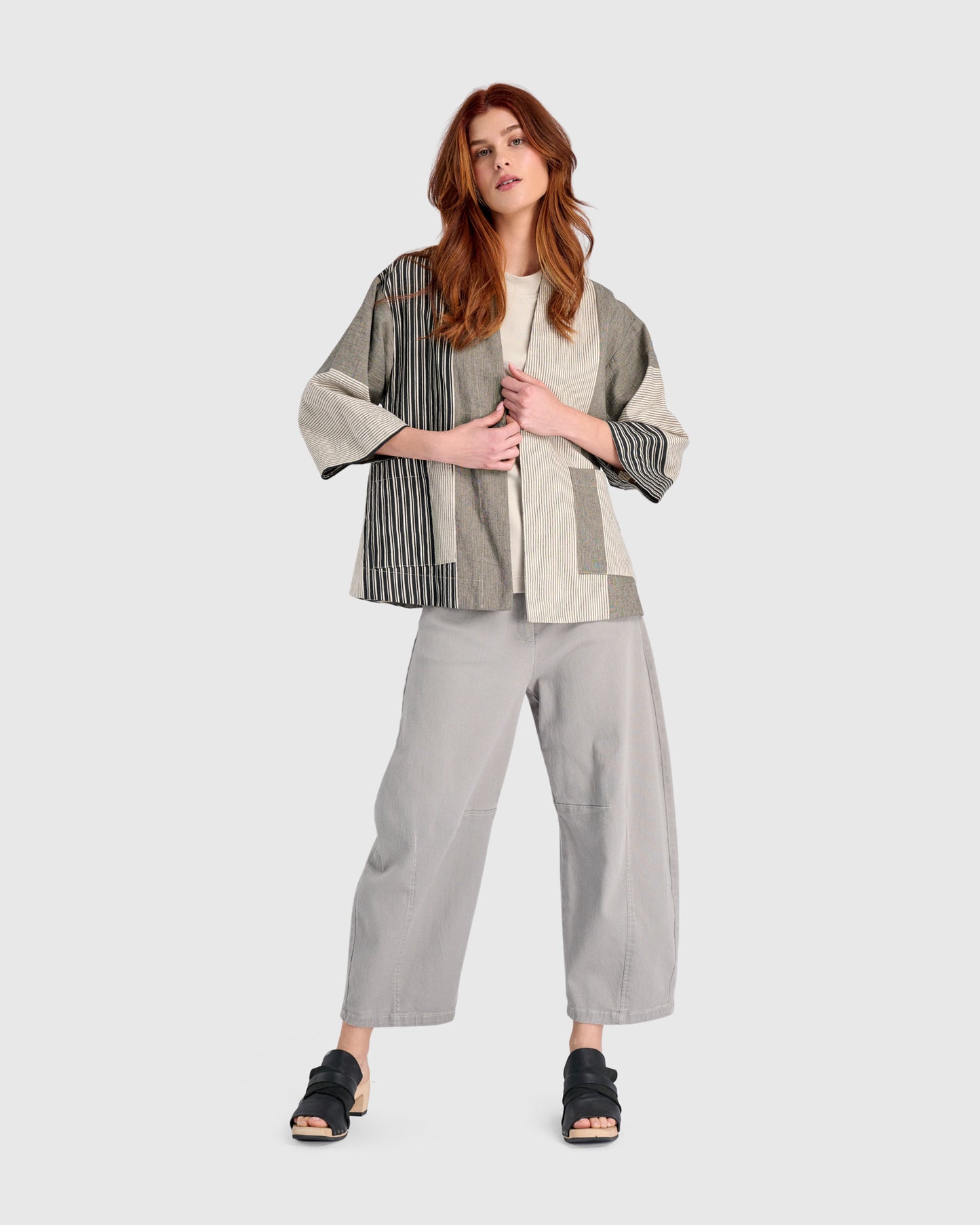 ז'קט אורבן פשתן אבן