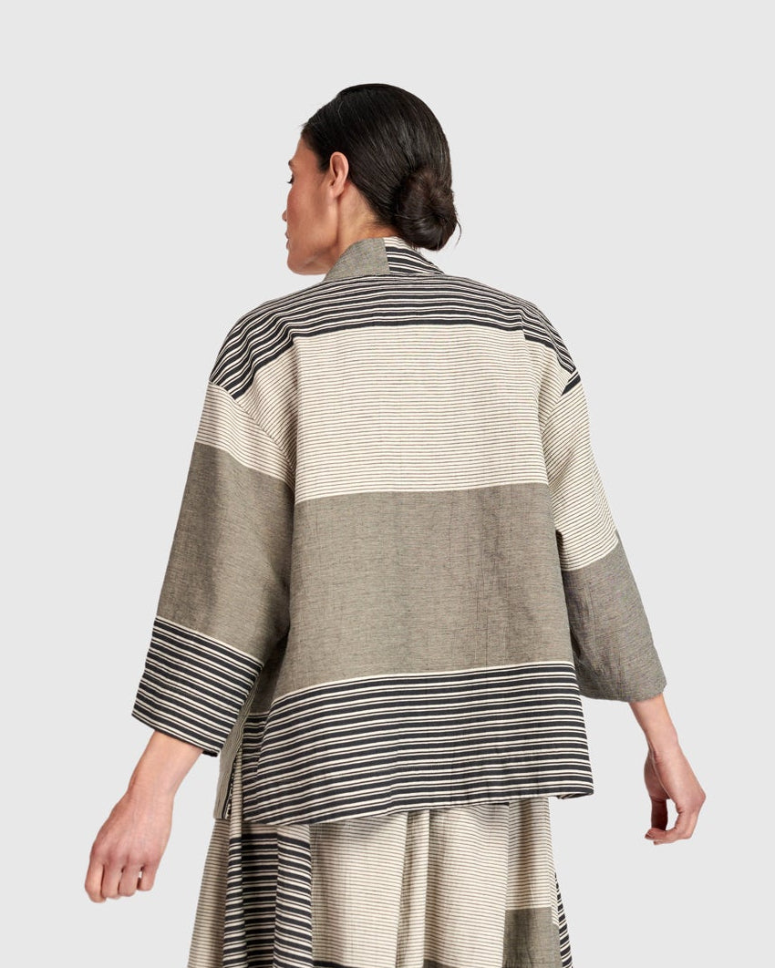 ז'קט אורבן פשתן אבן