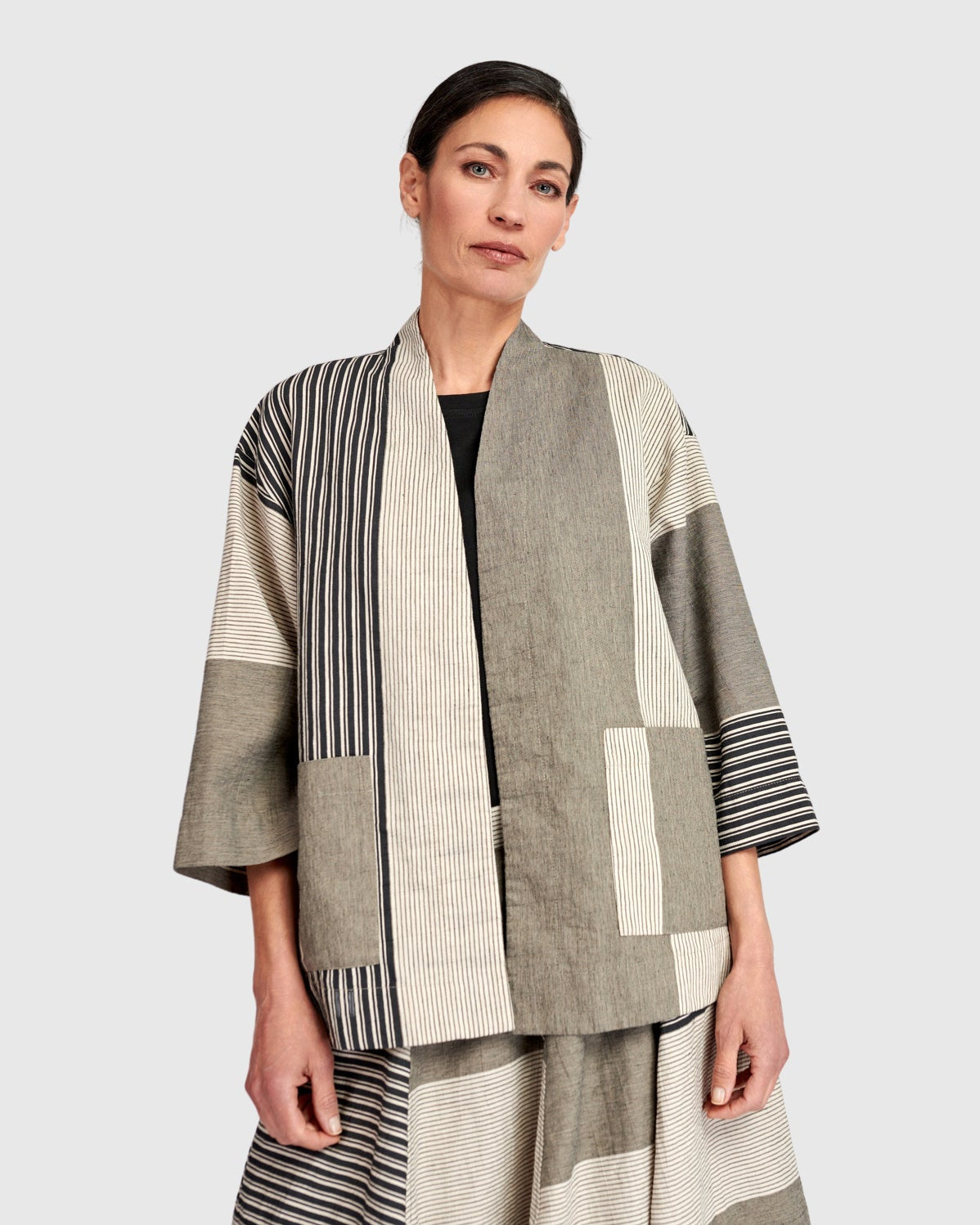 ז'קט אורבן פשתן אבן