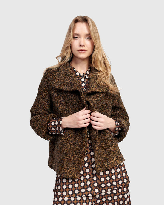 ז'קט אורבן טוויד חשוב דבש