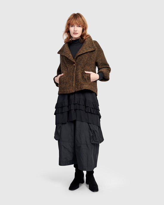 ז'קט אורבן טוויד חשוב דבש